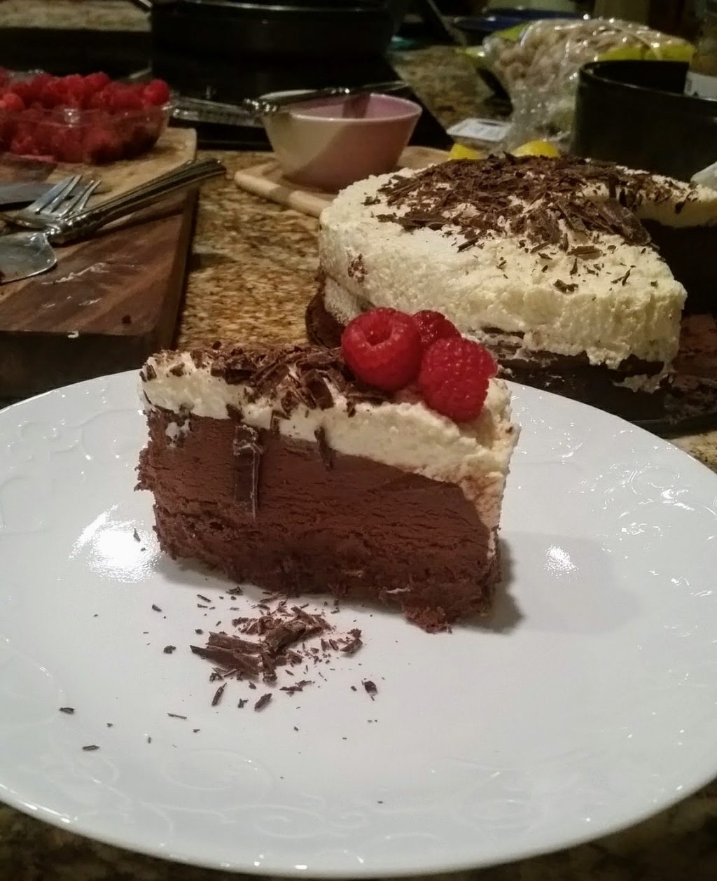  schokoladen-Mousse-Kuchen