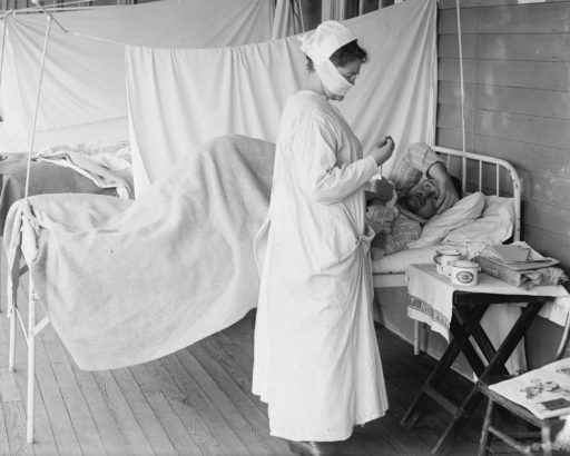 Walter Reed Hospital Spanish Flu ward