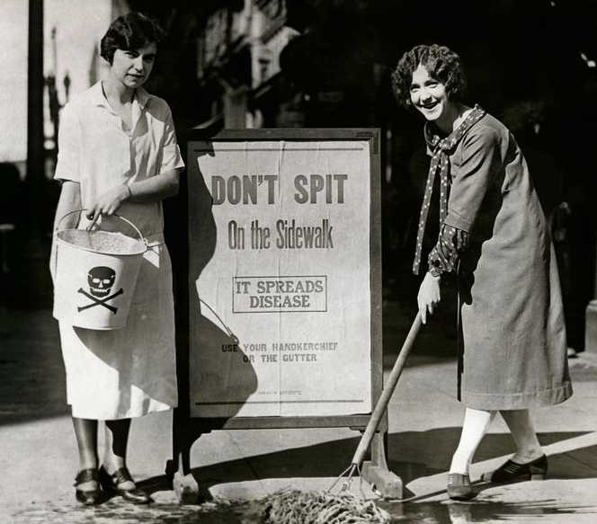 YWCA Campaign to stop spitting