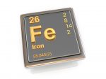 Iron chemical element Fe