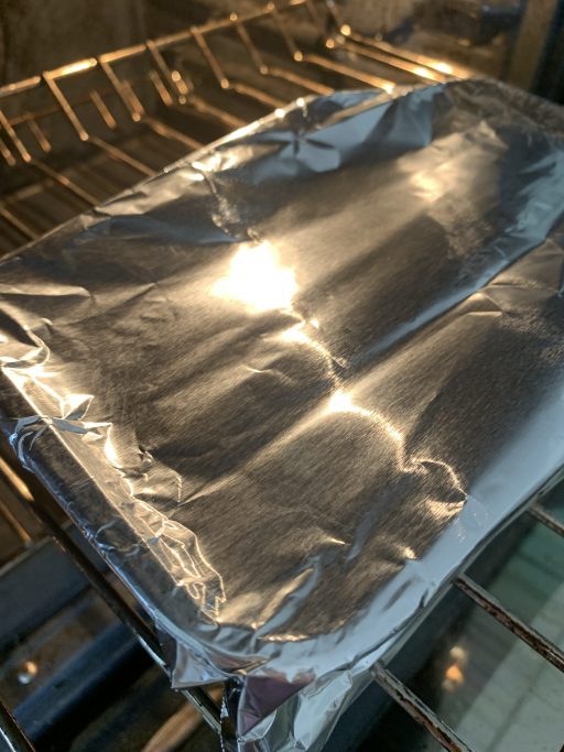 Tip: Cover with foil