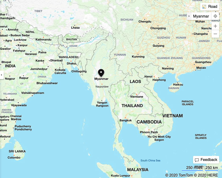 Myanmar Map new species of primate